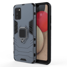 IZMAEL Odolné Puzdro Ring Armor Case pre Samsung Galaxy A02s - Čierna KP10334