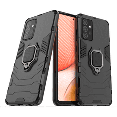 IZMAEL Odolné Puzdro Ring Armor Case pre Samsung Galaxy A72 5G/Galaxy A72 4G - Čierna KP9702