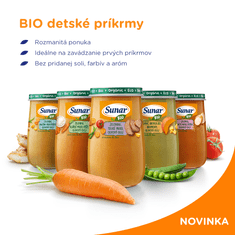 Sunar BIO príkrm tekvica, zemiaky, olivový olej 6 x 190 g