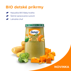 Sunar BIO príkrm tekvica, zemiaky, olivový olej 6 x 190 g