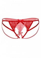 Daring Intimates Daring Intimates Naomi red S / M - nohavičky s otvoreným rozkrokom