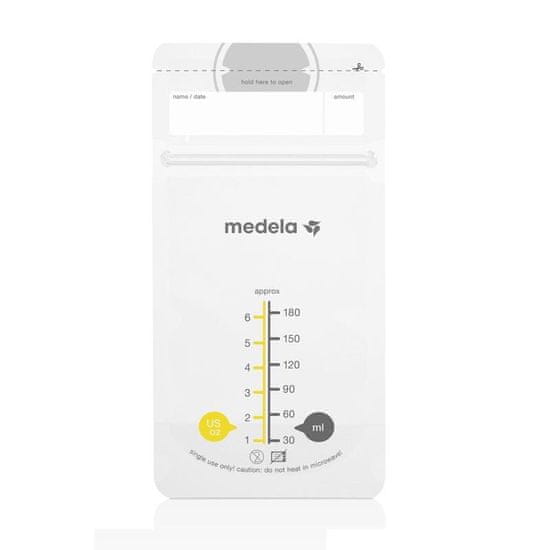 Medela Vrecká na skladovanie materského mlieka 180 ml, 25 ks