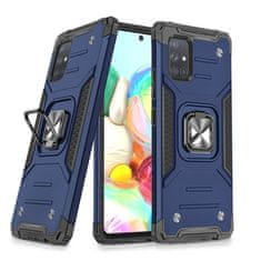 WOZINSKY Puzdro Wozinsky Ring armor pre Samsung Galaxy A71 - Modrá KP9925