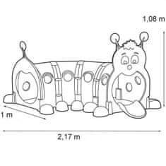 Lean-toys FEBER Veľký detský tunel Húsenica XXL Modulárne ihrisko