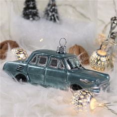 Decor By Glassor Vianočná ozdoba – autíčko modré