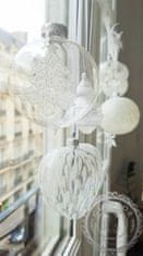 Decor By Glassor Vianočná guľa číra so stromčekom