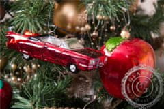 Decor By Glassor Vianočná ozdoba autíčko cabrio