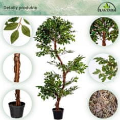 Greatstore PLANTASIA Umelý strom jerlín, 160 cm