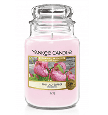 Yankee Candle PINK LADY SLIPPER Veľká sviečka 623g