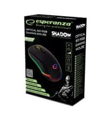 Esperanza Herná myš Esperanza SHADOW RGB | 3200 DPI