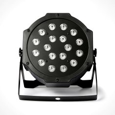 Alum online LED disco DJ svetlo FLAT PAR LIGHT - 18 RGB LED diód