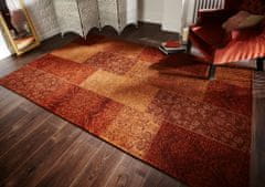 Flair Kusový koberec Manhattan Patchwork Chenile Terracotta 155x230