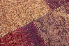 Flair Kusový koberec Manhattan Patchwork Chenile Terracotta 120x170