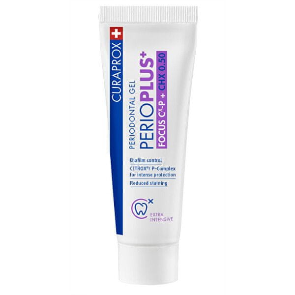 Curaprox Antibakteriálny a regeneračný ústny gél PerioPlus+ Focus (Periodontal Gel) 10 ml