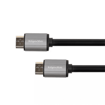 Krüger&Matz Kábel HDMI 1m 2.0 4K KRUGER & MATZ KM1203 GOLD, blister