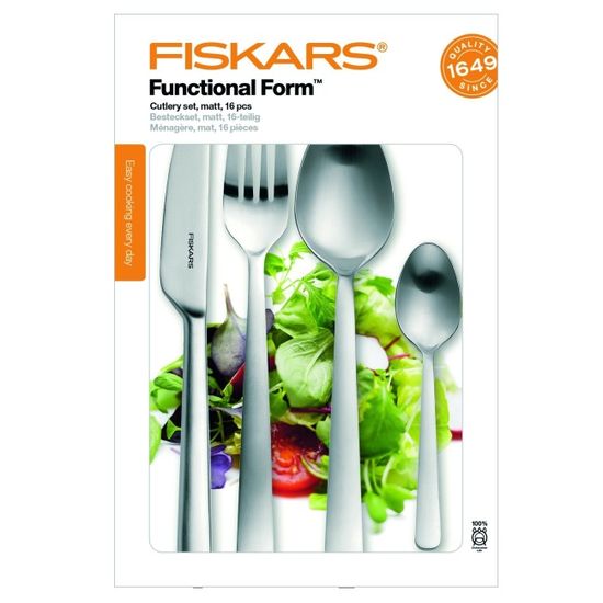 FISKARS Súprava príborov mat Functional Form 16 ks