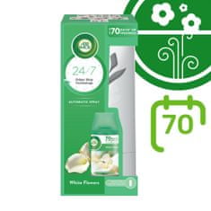 Air wick Automatický Spray komplet Biele kvety frézie 250 ml