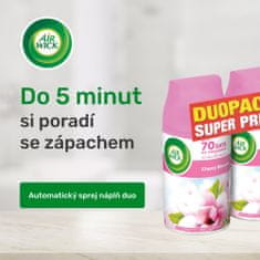 Air wick Freshmatic Refill náplň DUO Pure Kvety čerešní 2x 250 ml