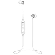 Kaku Magnetic Earphone bezdrôtové slúchadlá do uší, biele