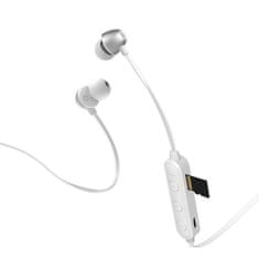 Kaku Magnetic Earphone bezdrôtové slúchadlá do uší, biele