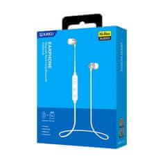 Kaku Magnetic Earphone bezdrôtové slúchadlá do uší, biele