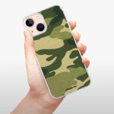 iSaprio Silikónové puzdro - Green Camuflage 01 pre Apple iPhone 13 mini