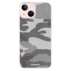 iSaprio Silikónové puzdro - Gray Camuflage 02 pre Apple iPhone 13 mini