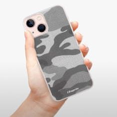 iSaprio Silikónové puzdro - Gray Camuflage 02 pre Apple iPhone 13 mini