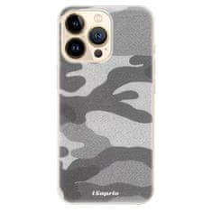 iSaprio Silikónové puzdro - Gray Camuflage 02 pre Apple iPhone 13 Pro Max