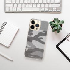 iSaprio Silikónové puzdro - Gray Camuflage 02 pre Apple iPhone 13 Pro Max