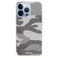 iSaprio Silikónové puzdro - Gray Camuflage 02 pre Apple iPhone 13 Pro Max