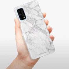 iSaprio Silikónové puzdro - SilverMarble 14 pre Realme 7 Pro