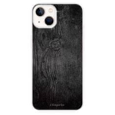 iSaprio Silikónové puzdro - Black Wood 13 pre Apple iPhone 13