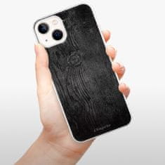 iSaprio Silikónové puzdro - Black Wood 13 pre Apple iPhone 13