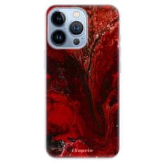 iSaprio Silikónové puzdro - RedMarble 17 pre Apple iPhone 13 Pro