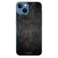 iSaprio Silikónové puzdro - Black Wood 13 pre Apple iPhone 13