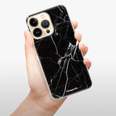 iSaprio Silikónové puzdro - Black Marble 18 pre Apple iPhone 13 Pro