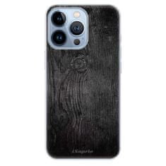 iSaprio Silikónové puzdro - Black Wood 13 pre Apple iPhone 13 Pro Max