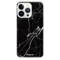 iSaprio Silikónové puzdro - Black Marble 18 pre Apple iPhone 13 Pro