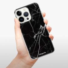 iSaprio Silikónové puzdro - Black Marble 18 pre Apple iPhone 13 Pro Max