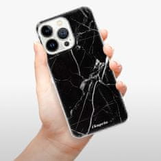 iSaprio Silikónové puzdro - Black Marble 18 pre Apple iPhone 13 Pro