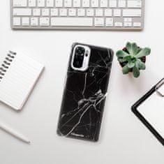 iSaprio Silikónové puzdro - Black Marble 18 pre Xiaomi Redmi Note 10 / Note 10S