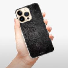 iSaprio Silikónové puzdro - Black Wood 13 pre Apple iPhone 13 Pro