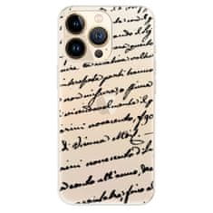 iSaprio Silikónové puzdro - Handwriting 01 - black pre Apple iPhone 13 Pro Max