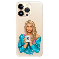 iSaprio Silikónové puzdro - Coffe Now - Blond pre Apple iPhone 13 Pro