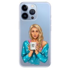 iSaprio Silikónové puzdro - Coffe Now - Blond pre Apple iPhone 13 Pro