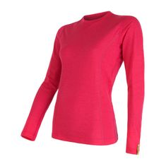 Sensor Tričko dlhé dámske MERINO ACTIVE magenta - M