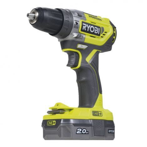 RYOBI R18PD5-220S 18V aku príklepová vŕtačka (2x2.0Ah)