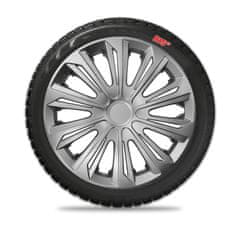 J&J Automotive Puklice Strong 15" Strieborná 4ks