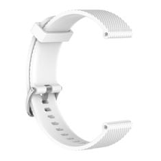 BStrap Silicone Bredon remienok na Xiaomi Amazfit Stratos 2/2S/3, white